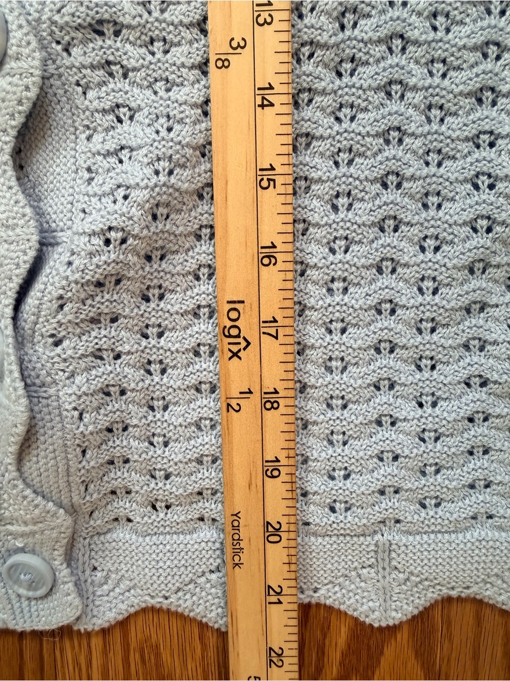 Universal Thread Light Blue Button-Front Cardigan - Picture 6 of 7